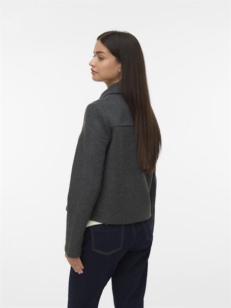 VMSAFIR SHORT JACKET GA NOOS dark grey melange