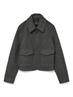 VMSAFIR SHORT JACKET GA NOOS dark grey melange