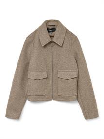 VMSAFIR SHORT JACKET GA NOOS silver mink