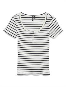 VMSEA SS HENLEY TOP JRS snow white