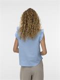 VMSELMA SS FRILL TOP cashmere blue