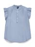 VMSELMA SS FRILL TOP cashmere blue