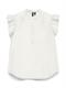 VMSELMA SS FRILL TOP snow white