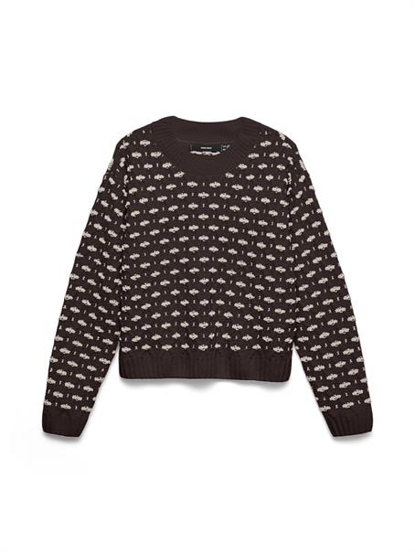 VMSHARON LS O-NECK PULLOVER BOO chocolate torte