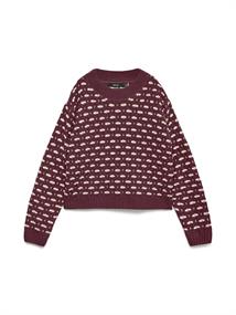 VMSHARON LS O-NECK PULLOVER BOO windsor wine
