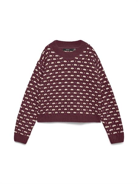 VMSHARON LS O-NECK PULLOVER BOO windsor wine