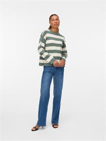 VMSILJE LS O-NECK BOXY PULLOVER NOOS laurel wreath