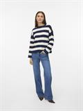 VMSILJE LS O-NECK BOXY PULLOVER NOOS navy blazer