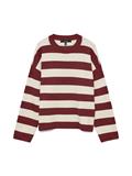 VMSILJE LS O-NECK BOXY PULLOVER NOOS syrah