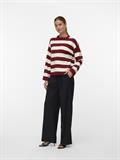 VMSILJE LS O-NECK BOXY PULLOVER NOOS syrah