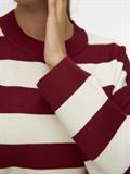 VMSILJE LS O-NECK BOXY PULLOVER NOOS syrah