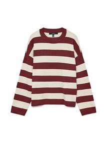 VMSILJE LS O-NECK BOXY PULLOVER NOOS syrah