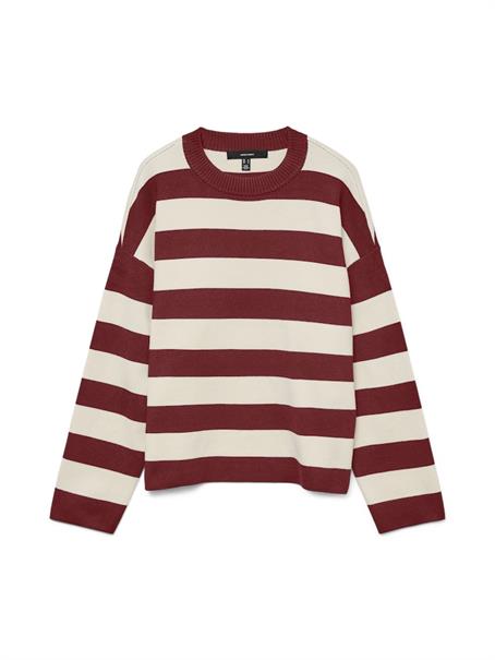 VMSILJE LS O-NECK BOXY PULLOVER NOOS syrah