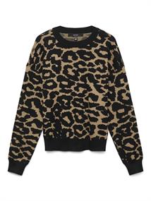 VMSILJEANIMAL LS O-NCK PULLOVER GA NOOS tigers eye