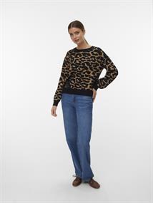 VMSILJEANIMAL LS O-NCK PULLOVER GA NOOS tigers eye