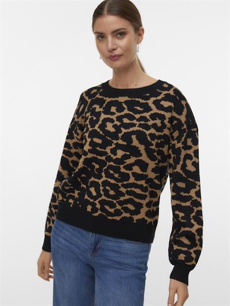 VMSILJEANIMAL LS O-NCK PULLOVER GA NOOS tigers eye