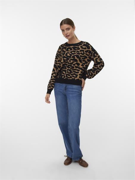 VMSILJEANIMAL LS O-NCK PULLOVER GA NOOS tigers eye