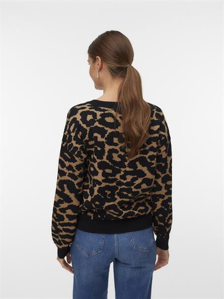 VMSILJEANIMAL LS O-NCK PULLOVER GA NOOS tigers eye