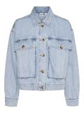 VMSILKA L/S DNM SHACKET YO367 light blue denim