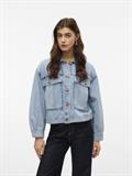 VMSILKA L/S DNM SHACKET YO367 light blue denim