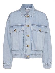 VMSILKA L/S DNM SHACKET YO367 light blue denim