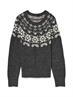 VMSIMONE LS NORDIC PULLOVER GA REP BOO dark grey melange