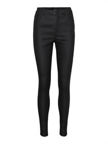 VMSOPHIA HR SKINNY COATED PANTS NOOS black-coated