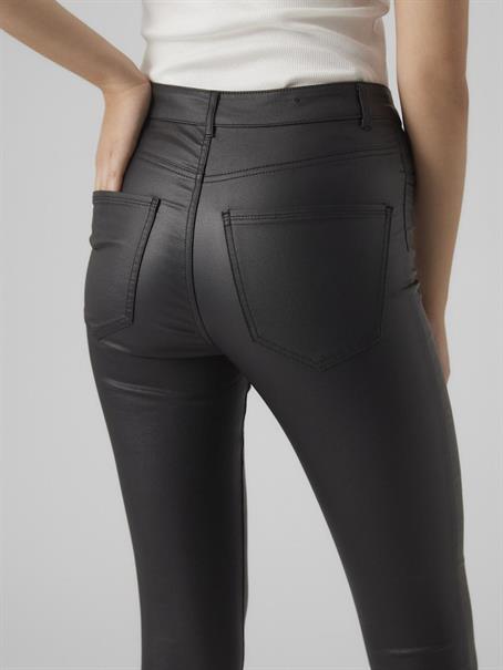 VMSOPHIA HR SKINNY COATED PANTS NOOS black-coated