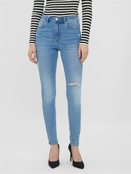 VMSOPHIA HR SKINNY DESTR J LI371 NOOS medium blue denim