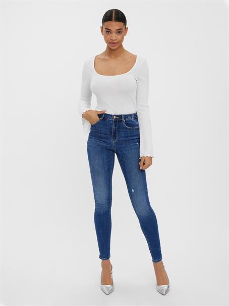 VMSOPHIA HR SKINNY DESTR J LI388 NOOS medium blue denim