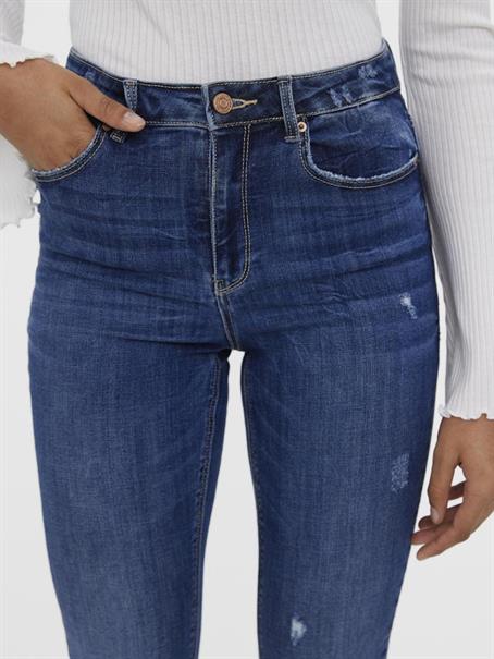 VMSOPHIA HR SKINNY DESTR J LI388 NOOS medium blue denim