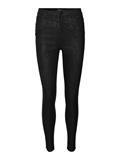 VMSOPHIA HR SKINNY ZEBRA COATED PANT black