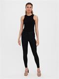 VMSOPHIA HR SKINNY ZEBRA COATED PANT black
