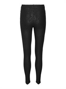 VMSOPHIA HR SKINNY ZEBRA COATED PANT black