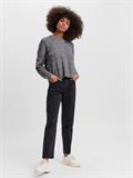 VMSTINNA LS STRUCTURE BLOUSE GA medium grey melange