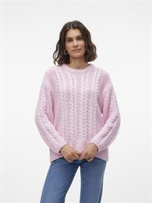 VMSVEACABLE LS O-NECK PULLOVER GA BOO sweet dreams
