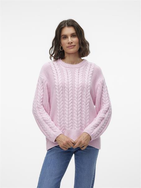 VMSVEACABLE LS O-NECK PULLOVER GA BOO sweet dreams