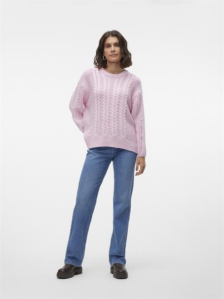VMSVEACABLE LS O-NECK PULLOVER GA BOO sweet dreams