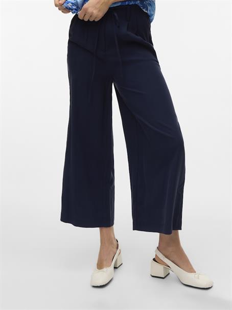 VMTANYA HW 7/8 WIDE PANTS BOO navy blazer