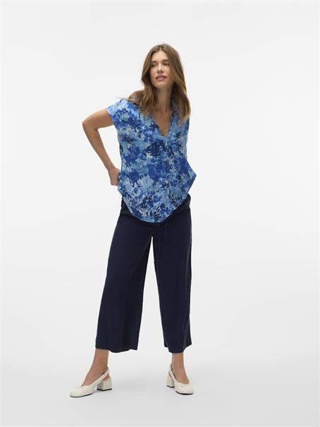 VMTANYA HW 7/8 WIDE PANTS BOO navy blazer