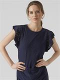 VMTASSA SL FRILL TOP NOOS navy blazer