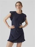 VMTASSA SL FRILL TOP NOOS navy blazer