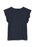 VMTASSA SL FRILL TOP NOOS navy blazer