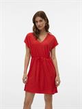 VMTASSA SS SHORT DRESS JRS NOOS fiery red