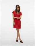 VMTASSA SS SHORT DRESS JRS NOOS fiery red