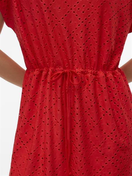 VMTASSA SS SHORT DRESS JRS NOOS fiery red