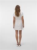 VMTASSA SS SHORT DRESS JRS NOOS snow white