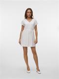 VMTASSA SS SHORT DRESS JRS NOOS snow white