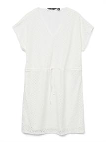 VMTASSA SS SHORT DRESS JRS NOOS snow white