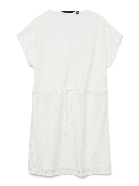 VMTASSA SS SHORT DRESS JRS NOOS snow white